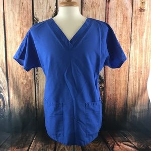 Landau Unisex Scrub Top Size L Short Sleeves